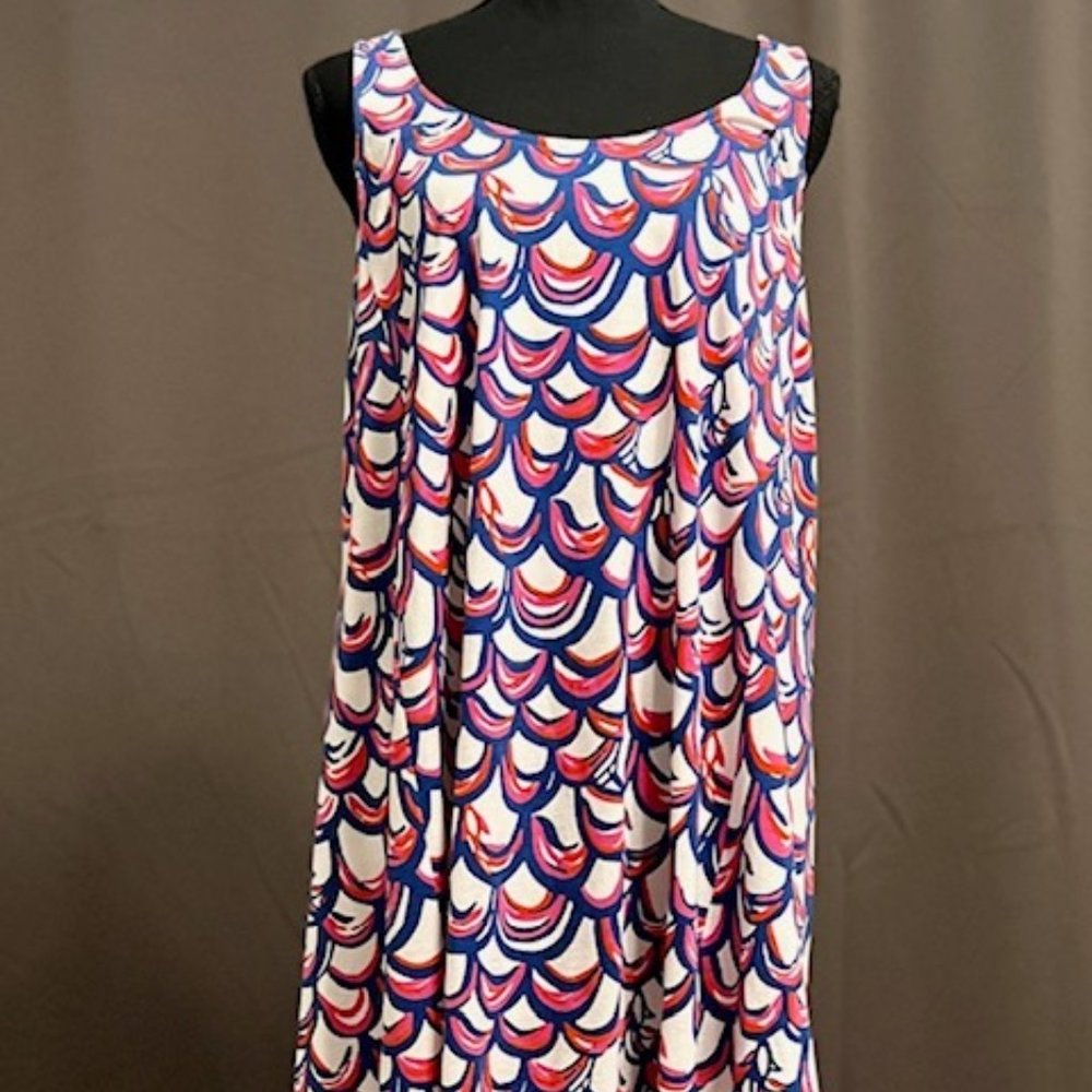 Lilly Pulitzer Monterey Racerback Swing Dress – Gillty Scallop – Size Large